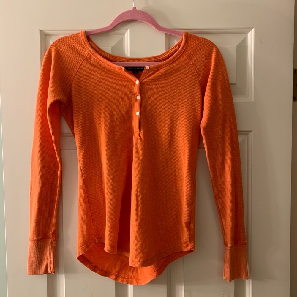 Orange American Eagle Long Sleeve